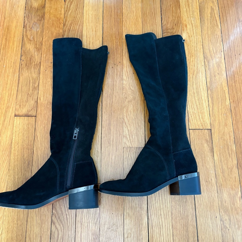 Coach 'Ryder' Black Suede Boots - Picture 5 of 12